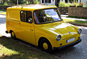 "Volkswagen Type 147 Kleinlieferwagen

The German Postal Services commissioned in 1961 / 1963 Volkswagen to design them a postal van that would suit their needs.
VW started off with the Karmann produced (Type 151) Beetle Cabriolet as basis for the van due to its strength in build but later turned to the Karmann Ghia (Type 14) for basis as it was wider.

It was agreed Franz Knobel & Sohn GmbH (later called Westfalia Werke) would build the vehicles for VW & the Deutsche Post, Swiss Post Offices & Lufthansa.

Its official name was Volkswagen Type 147 Kleinlieferwagen (small van) but due to its funny and badly proportioned shape it was affectionately called Fridolin. From 1964 to July 1974, 6139 were produced.

Specifications
Engine: flat 4, 1192 cc, 34 hp
Length: 3,970 mm
Height: 1,950 mm
Wheelbase: 2,400 mm
"

(Hinzugef�gt: 01.08.2011, 08:50:40)